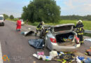 Дніпропетровська область: надзвичайники деблокували з понівеченого автомобіля тіла загиблих чоловіків