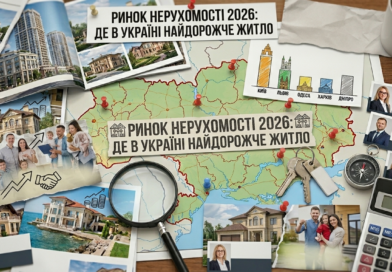Ринок нерухомості 2026: де в Україні найдорожче житло