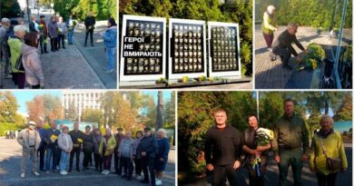 Межівська громада у Дніпрі вшанувала Захисників і Захисниць України